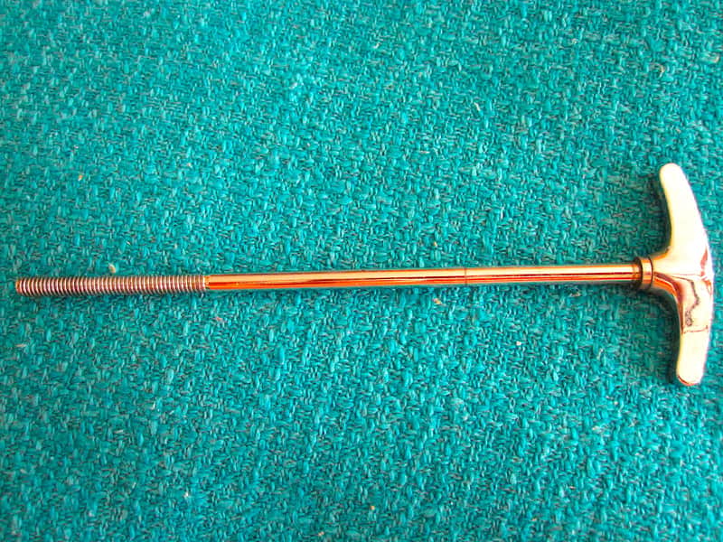 Ludwig 6" Bass Drum T-handle Tension Rod - USED image 1