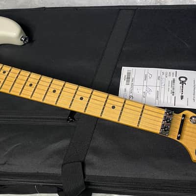 NEW! Charvel American Neo-Classic San Dimas SD1 HH FR - Floyd Rose - Ivory Blitz - Authorized Dealer - 8.35lbs - G07534 image 5