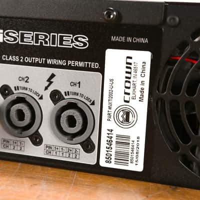 Crown XTi 2002 2-Channel Power Amplifier CG010TD image 10