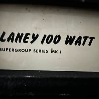 Laney Supergroup 100 Mk1.  1968 (the early Black Sabbath amp) image 7