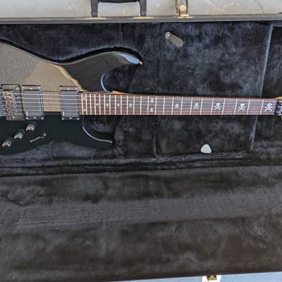 ESP Custom Shop M-II KH-2 Kirk Hammett Signature Specs 1993 OHSC Black image 2