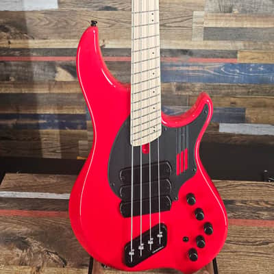 Dingwall Combustion NG3 4-string, Fiesta Red, New 2026 Hardware - IN STOCK image 2