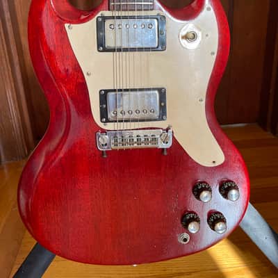 Vintage 1966 Gibson SG Melody Maker Cherry, T Top Neck + SD Pearly Gate Bridge Pickups & Tweed Case image 3