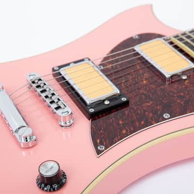 PureSalem Guitars La Bruja - Metallic Shell Pink image 5