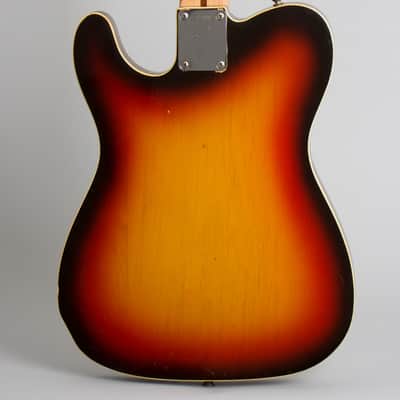 Fender  Telecaster Custom with Bigsby Solid Body Electric Guitar (1969), ser. #191930, black gig bag case. image 4