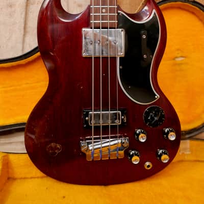 Gibson EB-3 1965 - Cherry Red image 2