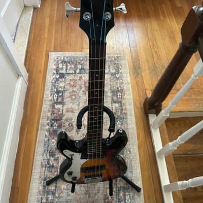 Eastwood Hi-Flyer Bass Left-Handed 2010s - Sunburst image 4