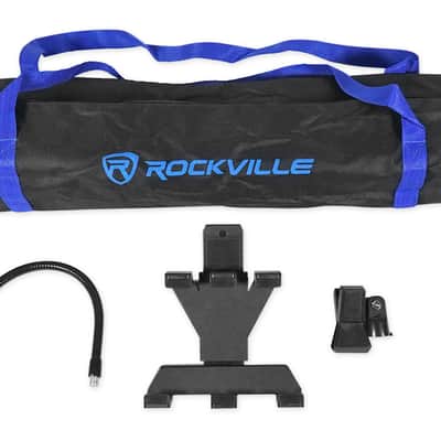 Rockville BASS PARTY 8 Karaoke Machine System Party Speaker+Mic/Tablet Stand image 8