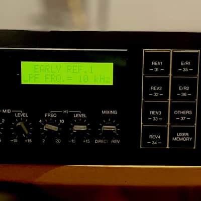 Yamaha REV 5 Digital Reverberator 1980s - Black image 3