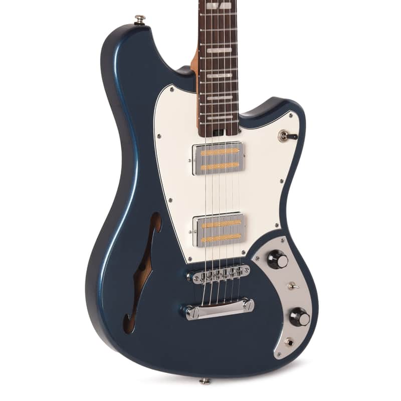Orangewood Del Sol Standard Chambered Offset Electric Guitar Hermosa Blue image 1