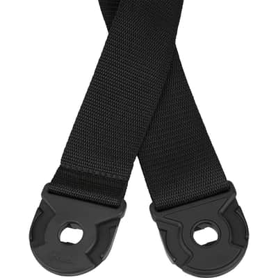 Fender Quick Grip Black Poly Strap image 3