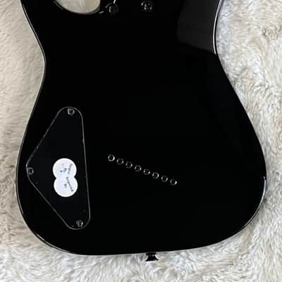 Jackson X Series Dinky Arch Top DKAF8 MS, Laurel board, Multi-Scale, Gloss Black image 4