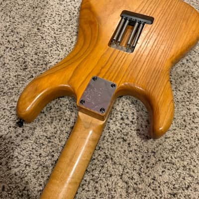 Warmoth Boogie Electric Guitar 7/8ths body Gibson Seymour Duncan 1990s - Natural image 14