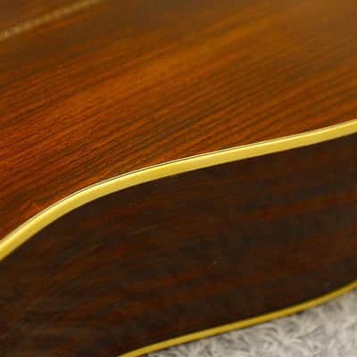 1977 made MILES 2000 D-25 Solid top Vintage Acoustic Guitar Made in Japan image 15