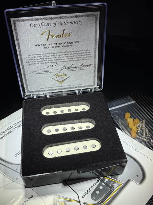 Fender Custom Shop Sweet '64 Stratocaster NEW Hand Wound Pickups by Josefina Campos Year 2026