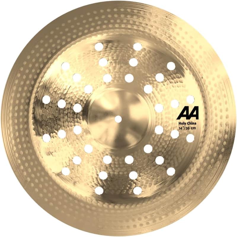 Sabian AA 14 Inch Holy China Cymbal l Brilliant Finish l B20 Bronze Alloy l 80% Copper - 20% Tin l Made in Canada l Model 21416CSB image 1