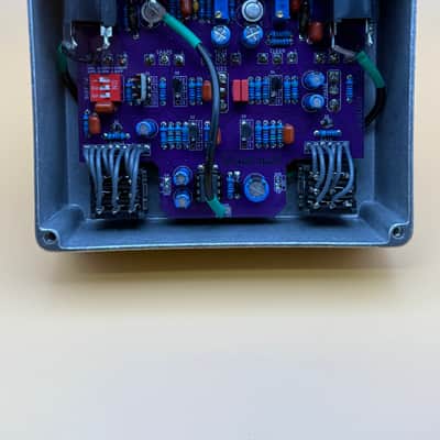 RCO Pedals Subarashi Fuzz (Team Awesome Fuzz Machine build) 2025 - Raw aluminum with black vintage console style knobs image 3