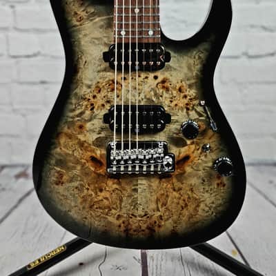 Ibanez Premium AZ427P1PB CK 7 String Electric Guitar Charcoal Black Burst image 2