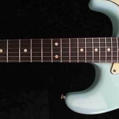 Fender Stratocater Custom Shop Relic 62 L.E. Namm 2007 Daphne Blue Abigail Ybarra handwound 2007 - Daphne Blue image 6