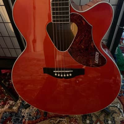 Gretsch Jumbo Rancher with Gretsch soft case-Savannah Sunset image 2