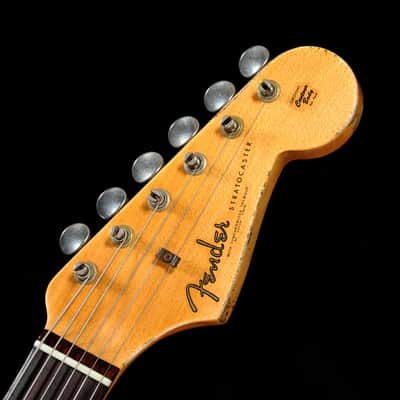 FENDER CUSTOM SHOP LTD 1963 Stratocaster Heavy Relic 3-Color Sunburst [CZ557408] (08/05) image 9