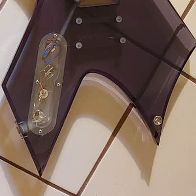 B.C. Rich Warlock Acrylic Transparent Black image 4