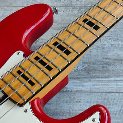 1970's Cimar (Ibanez) '75 Reissue Jazz Bass (Torino Red) image 6