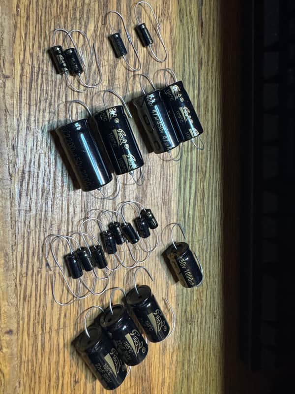 Peavey Delta Blues Complete Electrolytic Capacitor Recap Kit image 1