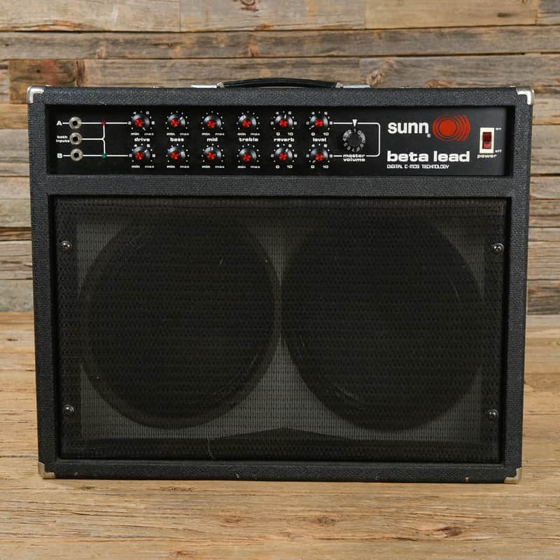 Sunn Beta Lead 2x12 Combo w/3-Button Footswitch USED (s162) image 1