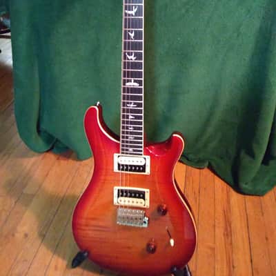 Paul Reed Smith SE Custom 24 2015 Cherry sunburst w/creme binding image 5