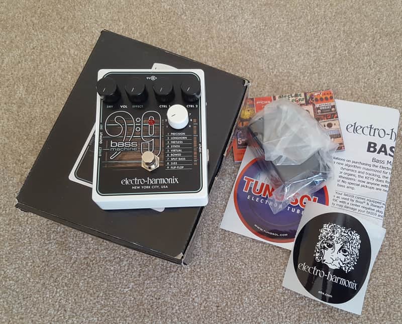 Electro-Harmonix EHX Bass9 Bass Machine MINT - Black image 1