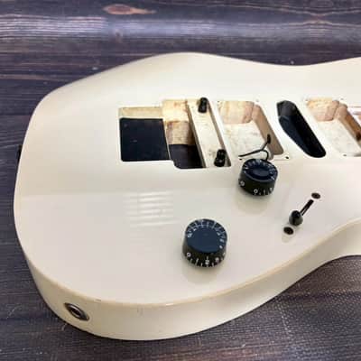 1989 Ibanez RG570 Body White HSH w/Plate Made in Japan image 4