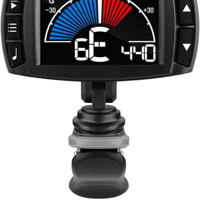 Guitar Tuner, Clip on Tuner Rechargeable 3 In 1 Digital Metronome Tuner Tone for Guitar, Bass, Ukulele, Violin image 2