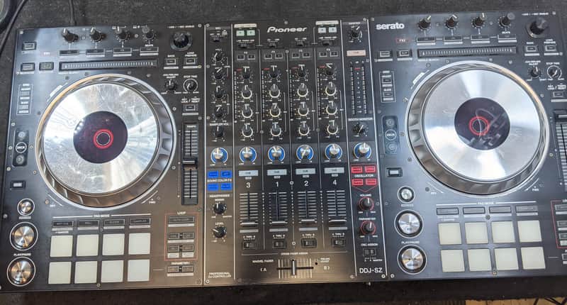 Pioneer DDJ-SZ 4-Channel DJ Controller 2010s - Black image 1