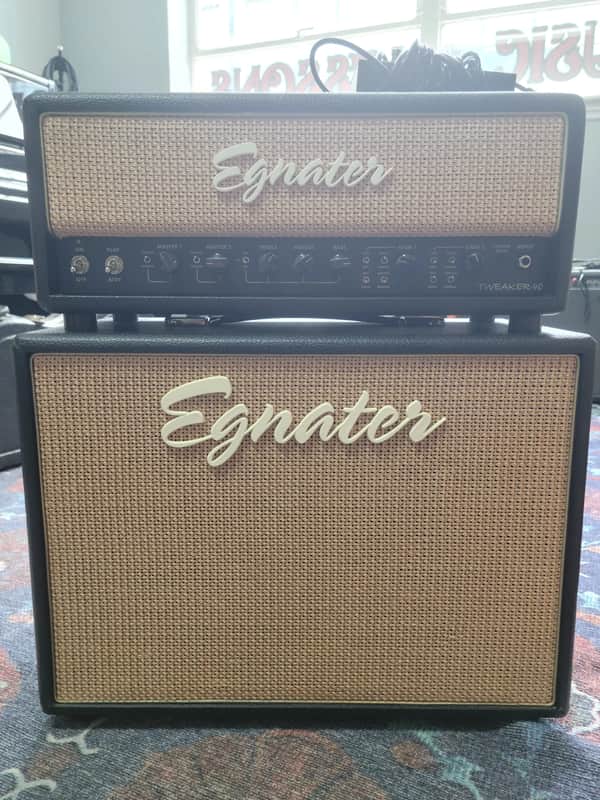Egnater Tweaker 40 Half Stack with 40-watt Tube Head & Tweaker112X 50-watt 1x12" Extension Cabinet image 1