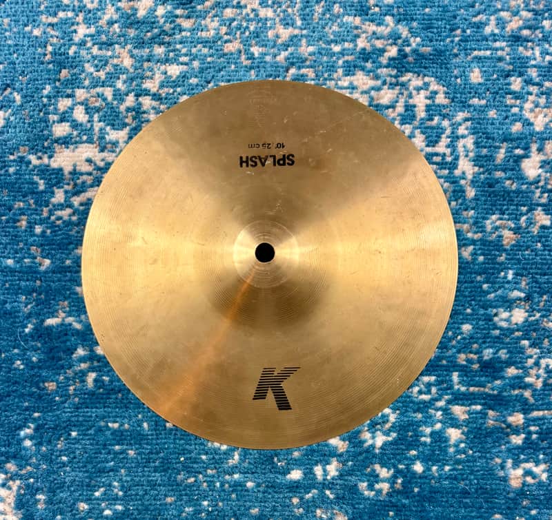 ULTRA RARE little 10” Zildjian EAK Splash 248g PAPER THIN image 1