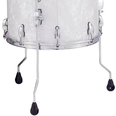 Pearl Masters Maple Complete 14x14" White Marine Pearl Floor Tom Drum w/Legs | NEW Authorized Dealer image 2