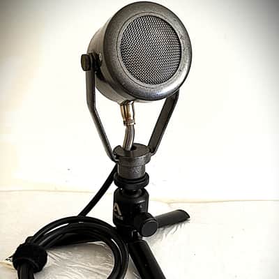Vintage 1950’s Turner 99 Dynamic Microphone, working w/cable & tripod stand image 1