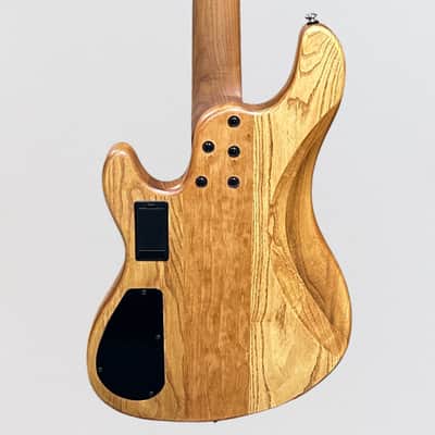 Cort GB-Modern 4 String Electric Bass Guitar - Open Pore Vintage Natural image 4