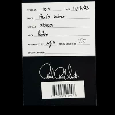 2023 Paul Reed Smith PRS Paul's Guitar Flame Top with Brushstroke Inlays ~ Blue Burst image 9