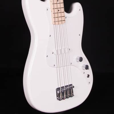 Squier Sonic Bronco Bass, Maple FB, Arctic White image 4