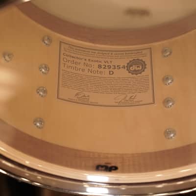 DW 7x10" Collector's Series VLT Exotic Tom - Mahogany Veneer - Carl Allen image 5