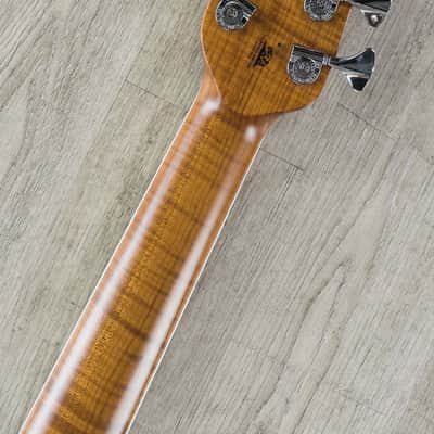 Ernie Ball Music Man BFR Bongo 6 HH 6-String Bass Rosewood Board Grabber Green image 8