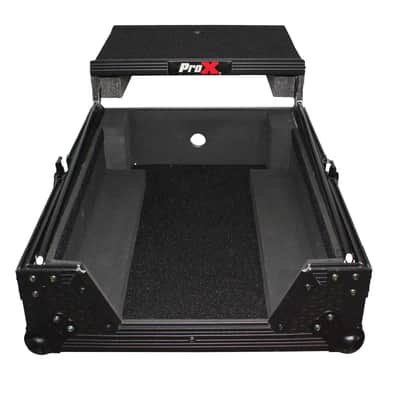 Pro-X XS-M12LTBL Black FInish 12" Universal Mixer Case W/ Laptop Glide Shelf image 8