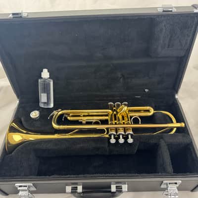Yamaha YTR-2330 Standard Trumpet 2010s - Lacquered Brass image 2