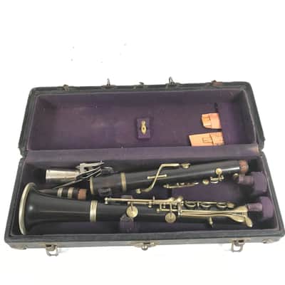 Vintage Henry Gunckel Paris 1900's Natural Wood Clarinet