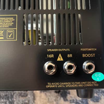 Immagine Hayden Mini MOFO - 15W Tube Amplifier Head - Black Spatter - 11