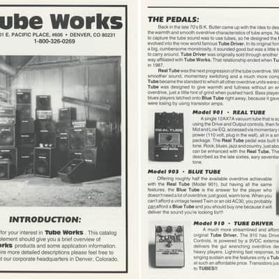 Tube Works 910 Tube Driver (3-Knob) 1993 - 1998 - Cream image 4