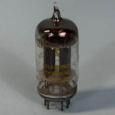 1959 Sylvania 12AU7 ECC82 Vintage 1950s Long Plate D Getter Preamp Tube! T386 image 3
