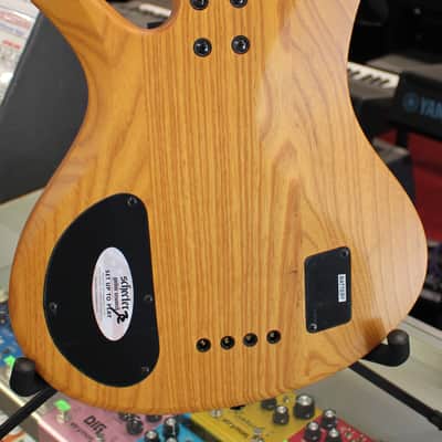 2025 Schecter Riot-4 Session 4-String Active Electric Bass Aged Natural Satin 9lbs 11oz image 5